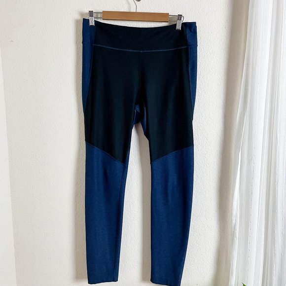 Outdoor Voices Pants - Outdoor Voices Two Tone Warmup Leggings Navy XL
